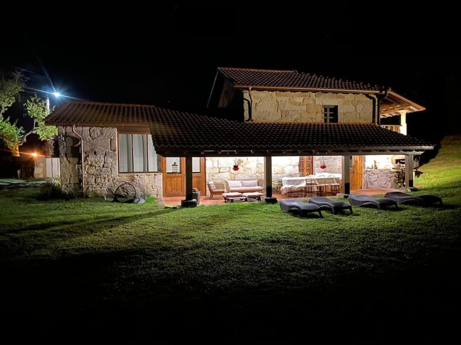 Casa De Campo Con Piscina, Entera O Por Habitaciones Amoeiro Exteriér fotografie