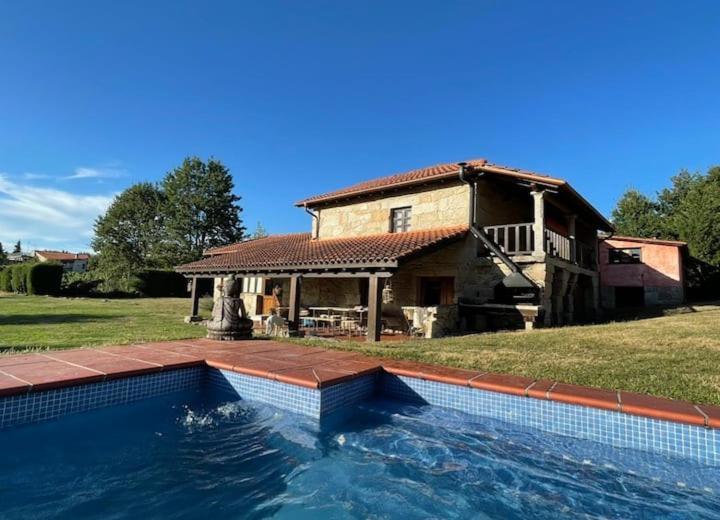 Casa De Campo Con Piscina, Entera O Por Habitaciones Amoeiro Exteriér fotografie